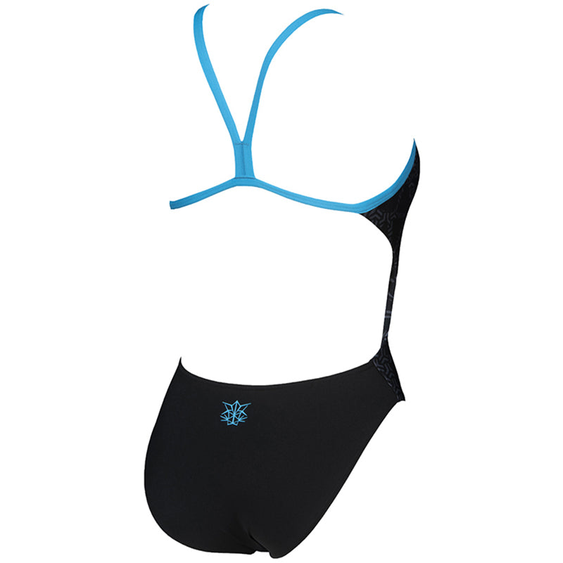 Arena - Bishamon Challenge Back Ladies Swimsuit - Black/Turquoise