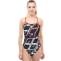 Arena - Blare Light Tech Ladies Swimsuit - Black/Pink
