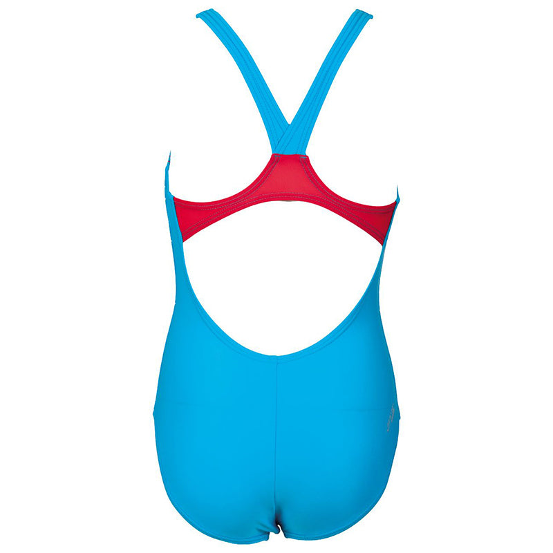 Arena - Caraiva Pro Back Junior Swimsuit - Turquoise/Red