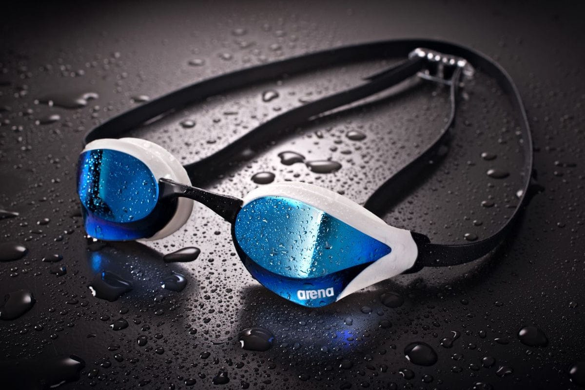 Arena - Cobra Core Swipe Mirror Goggle - Blue/White