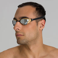 Arena - Cobra Core Swipe Mirror Goggle - Silver/Gold