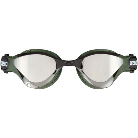 Arena - Cobra Tri Swipe Mirror Triathlon Goggles - Silver/Army