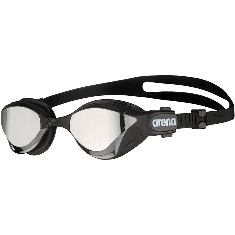 Arena - Cobra Tri Swipe Mirror Triathlon Goggles - Silver/Black