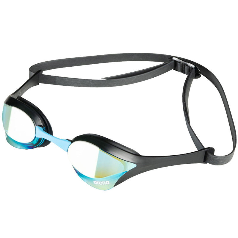 Arena - Cobra Ultra Swipe Mirror Goggles - Aqua/Black - C999