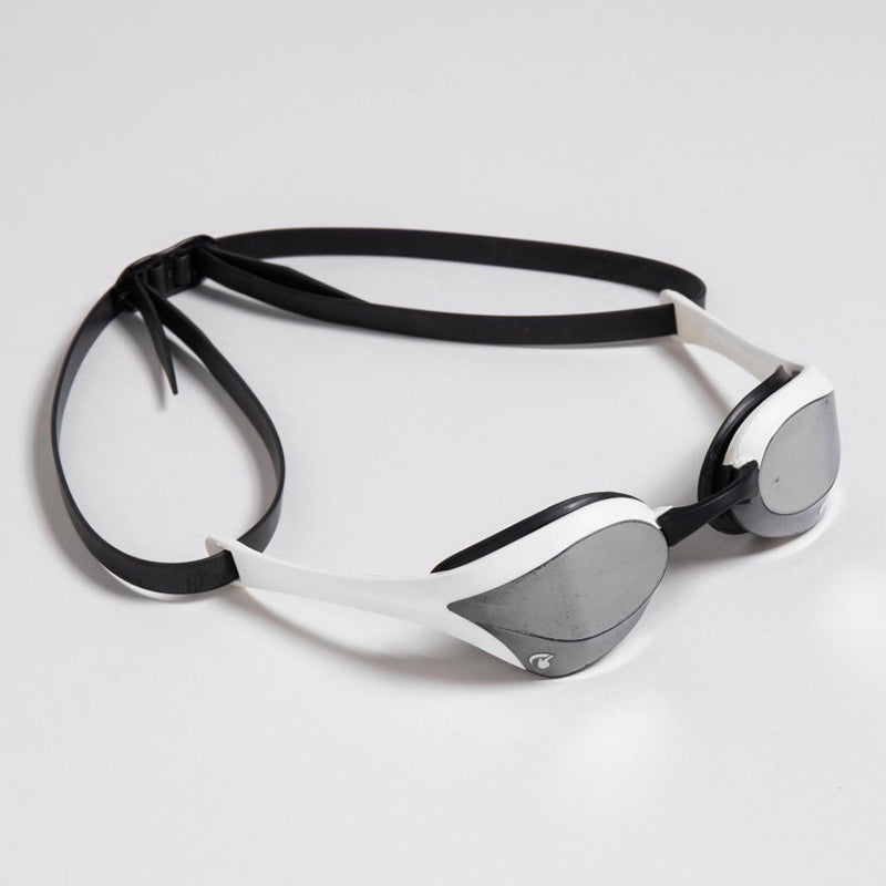 Arena - Cobra Ultra Swipe Mirror Goggles - Silver/White C510