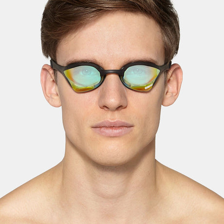 Arena - Cobra Ultra Swipe Mirror Goggles - Yellow Copper/Black