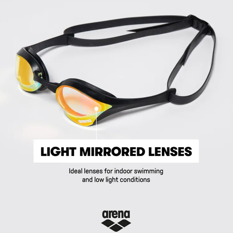 Arena - Cobra Ultra Swipe Mirror Goggles - Yellow Copper/Black
