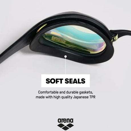 Arena - Cobra Ultra Swipe Mirror Goggles - Yellow Copper/Black