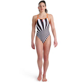 Arena - Crazy Booster Back Ladies Swimsuit - Black/Multi