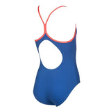 Arena - Demetra Light Drop Back Girls Swimsuit - Royal/Pink