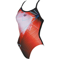 Arena - Firelight Light Drop Ladies Swimsuit - Black/Multi