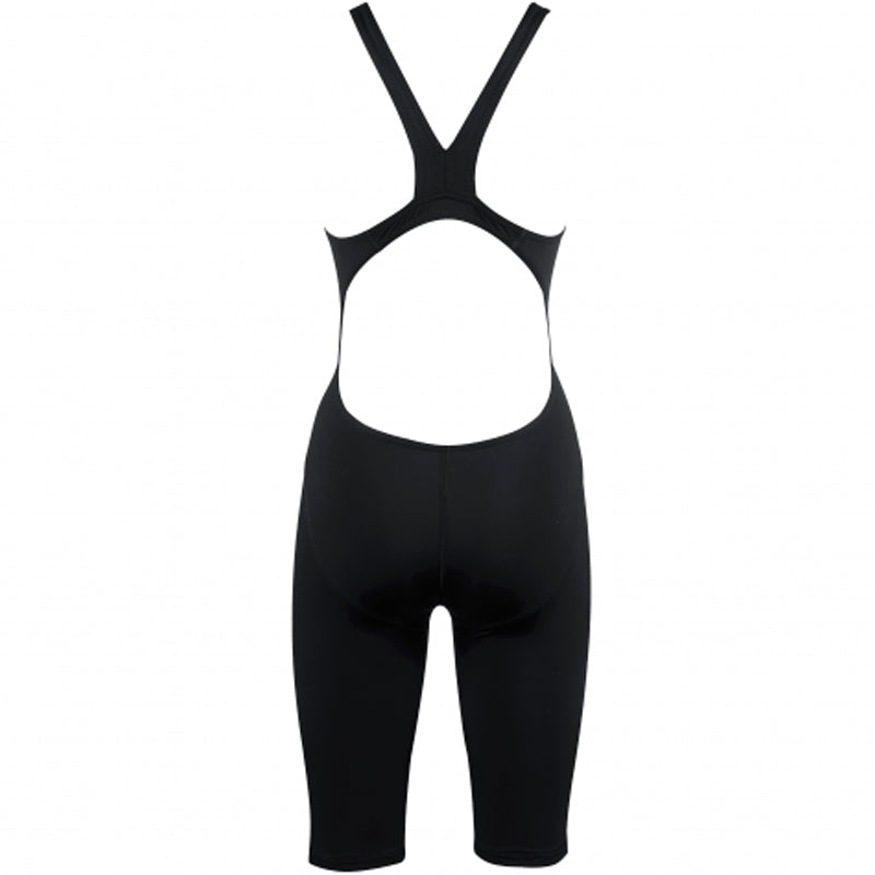 Arena - Girls Powerskin ST Junior Open Back Short Leg Suit - Black