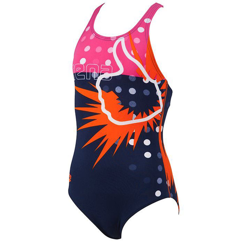 Arena - Like Swim Pro Back Junior Swimsuit - Navy/Mango