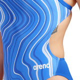 Arena - Marbled Challenge Back Ladies Swimsuit - Royal/Multi
