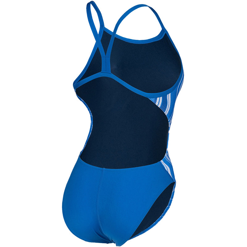 Arena - Marbled Challenge Back Ladies Swimsuit - Royal/Multi