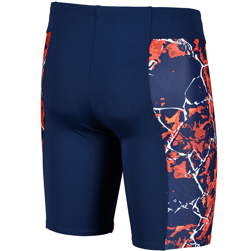 Arena - Men's Earth Texture Jammers - Navy/Red Multi