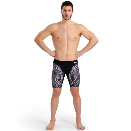 Arena - Mens Marbled Jammer - Black/Multi