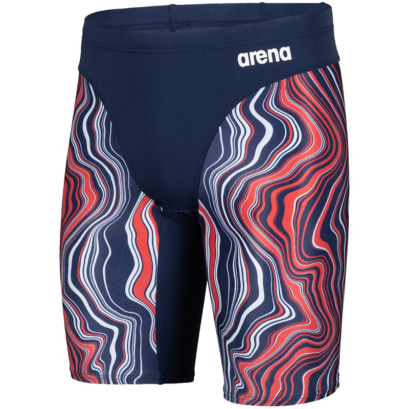 Arena - Mens Marbled Jammer - Navy/Red/Multi