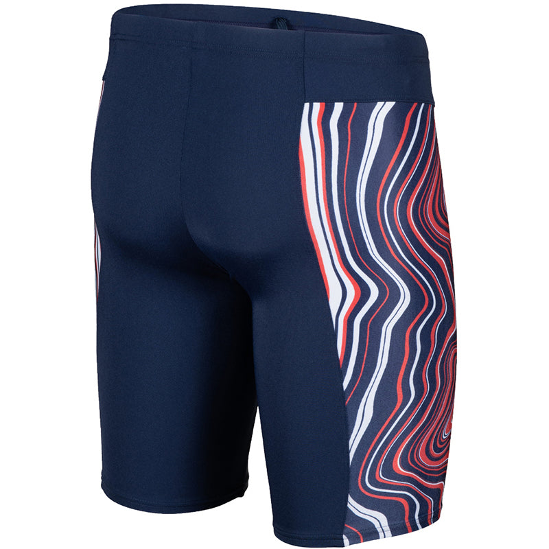 Arena - Mens Marbled Jammer - Navy/Red/Multi