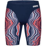 Arena - Mens Marbled Jammer - Navy/Red/Multi