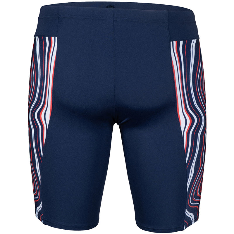 Arena - Mens Marbled Jammer - Navy/Red/Multi
