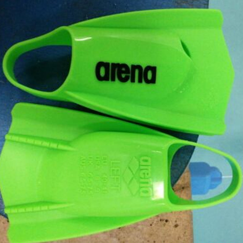 Pinne Arena Power Fins Acid Lime | Pinne Corte Allenamento | 100% Silicone | Per Nuoto - Foto 10