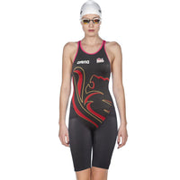 Arena - Powerskin Carbon-Flex VX CGE Open Back - D.Grey/Red