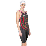 Arena - Powerskin Carbon-Flex VX CGE Open Back - D.Grey/Red