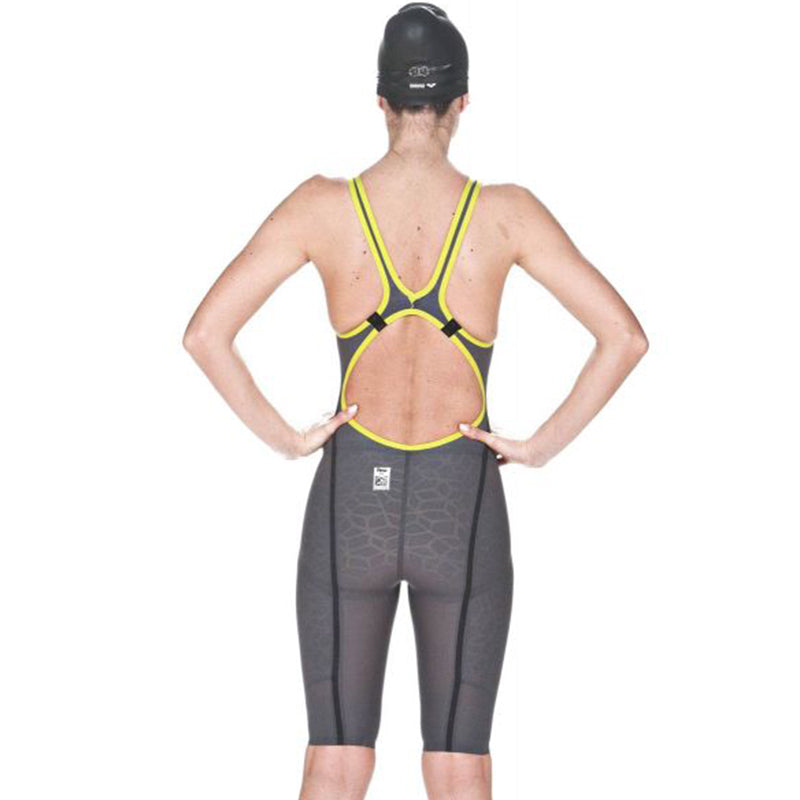 Arena - Powerskin Carbon-Ultra Open Back Suit (Ltd. Edition) - Blue/Yellow