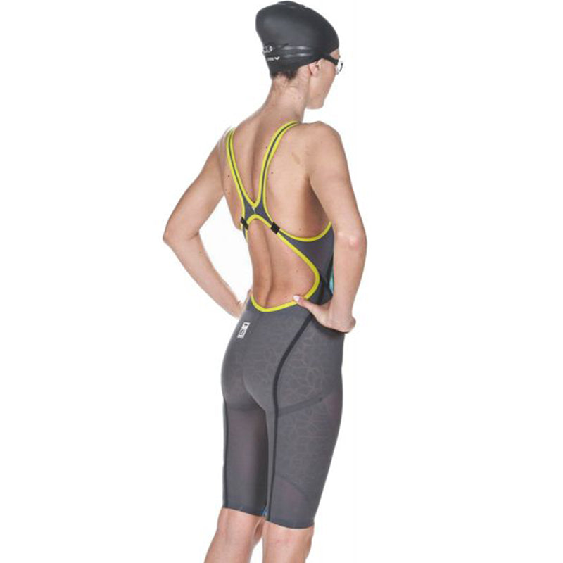 Arena - Powerskin Carbon-Ultra Open Back Suit (Ltd. Edition) - Blue/Yellow