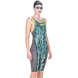 Arena - Powerskin Carbon-Ultra Open Back Suit (Ltd. Edition) - Blue/Yellow