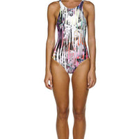 Arena - One Riviera Racerback Ladies Swimsuit - Black/Multi
