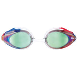 Arena - Tracks Junior Mirror Goggles - Gold/Blue/Red