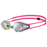 Arena - Tracks Junior Mirror Goggles - Silver/White/Fuchsia