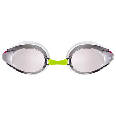 Arena - Tracks Junior Mirror Goggles - Silver/White/Fuchsia