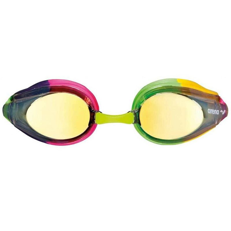 Arena - Tracks Junior Mirror Goggles - Violet/Fuchsia/Green