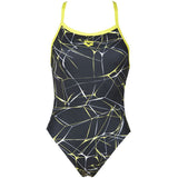 Arena - Water Light Tech Ladies Swimsuit - Black/Green