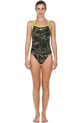 Arena - Water Light Tech Ladies Swimsuit - Black/Green