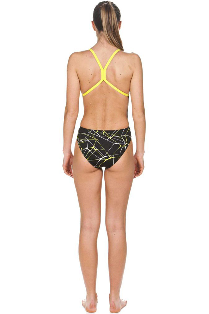 Arena - Water Light Tech Ladies Swimsuit - Black/Green