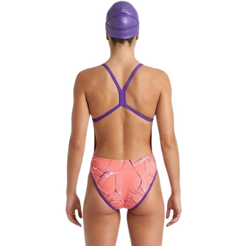 Arena - Water Light Tech Ladies Swimsuit - Red/Mirtilla