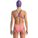 Arena - Water Light Tech Ladies Swimsuit - Red/Mirtilla