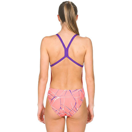 Arena - Water Light Tech Ladies Swimsuit - Red/Mirtilla