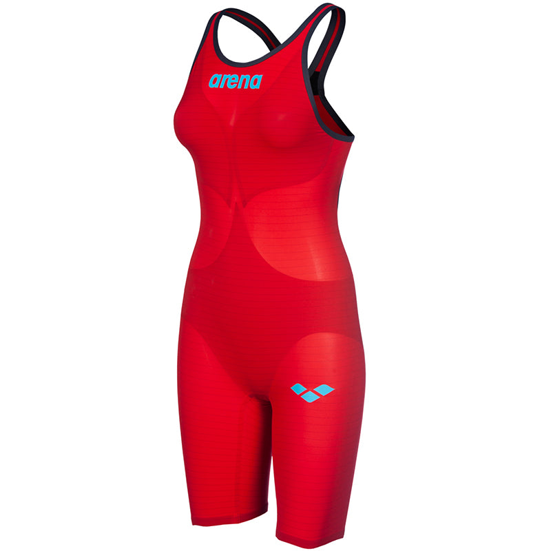 Arena - Women's Powerskin Carbon-AIR² Open Back - Red/Blue