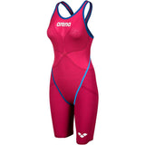 Arena - Women's Powerskin Carbon-Glide Open Back Tech Suit - Raspberry Red