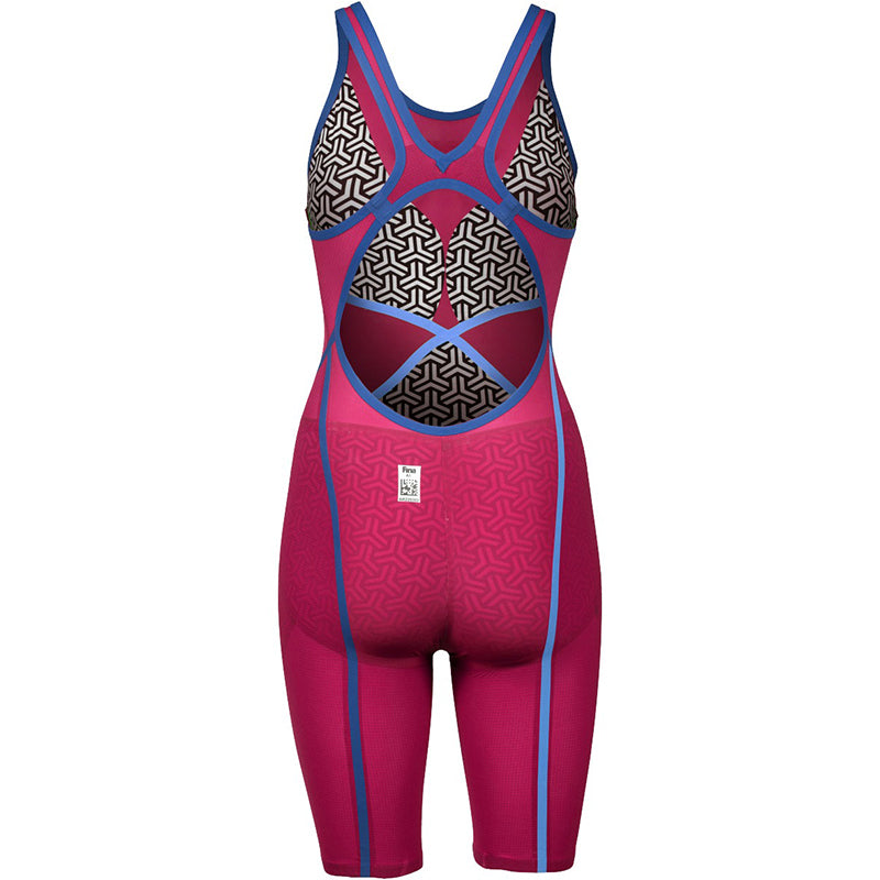 Arena - Women's Powerskin Carbon-Glide Open Back Tech Suit - Raspberry Red
