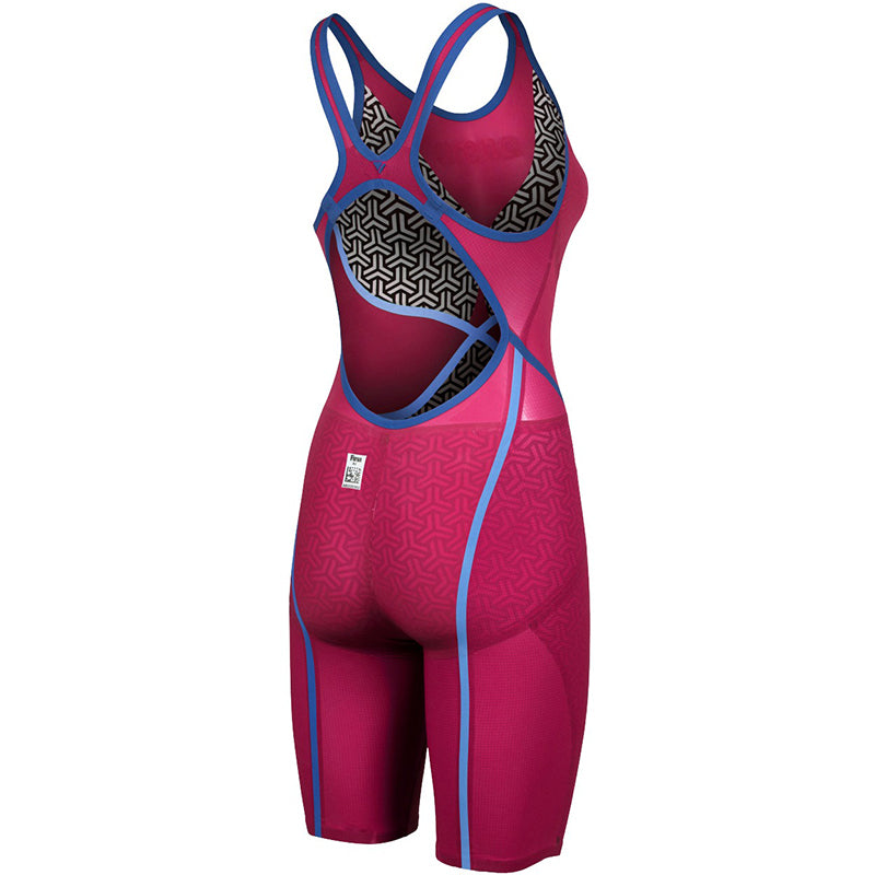Arena - Women's Powerskin Carbon-Glide Open Back Tech Suit - Raspberry Red