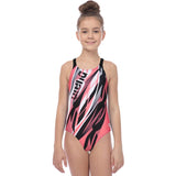 Arena - Zephiro Pro Back Girls Swimsuit - Black/Pink