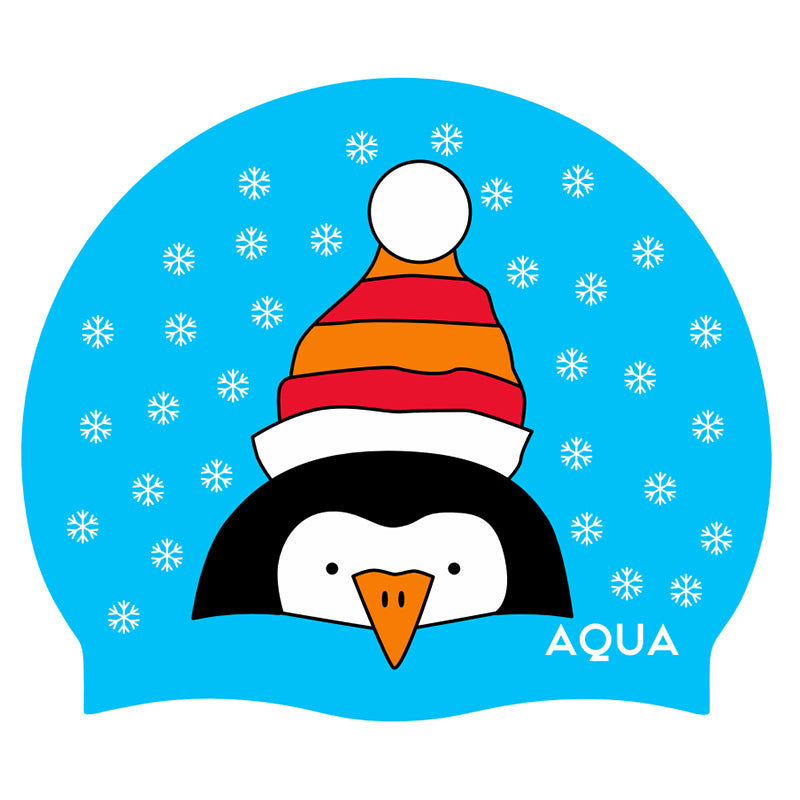 Chilly Penguin - Christmas Swim Hat
