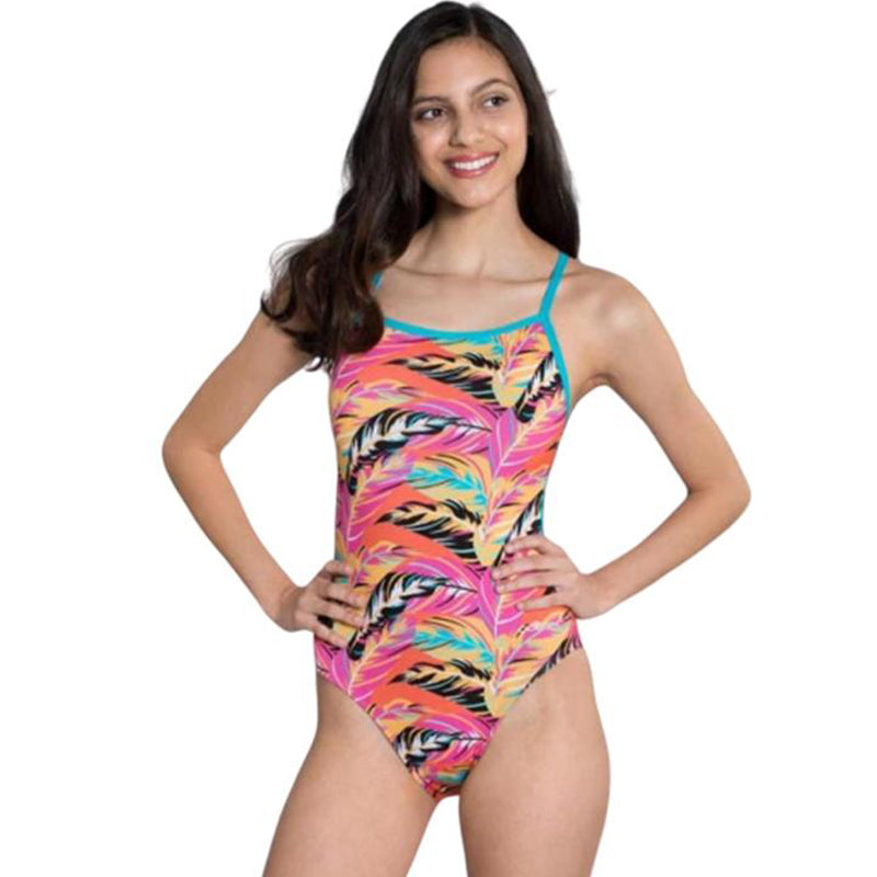 Dolfin - Bellas Amazon Print Tie Back One Piece Swimsuit