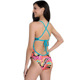 Dolfin - Bellas Amazon Print Tie Back One Piece Swimsuit